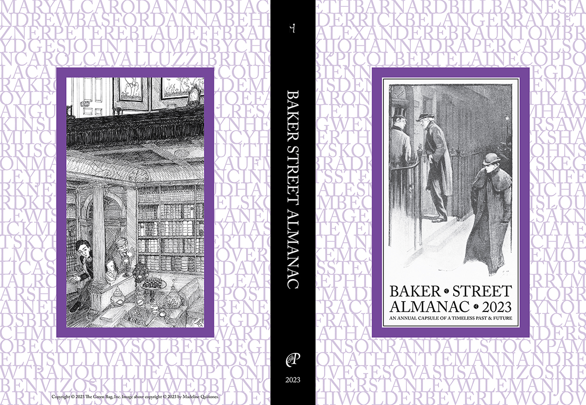 outside cover of the 2023 Baker Street Almanac