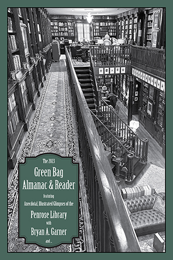 Green Bag Almanac and Reader cover 2023